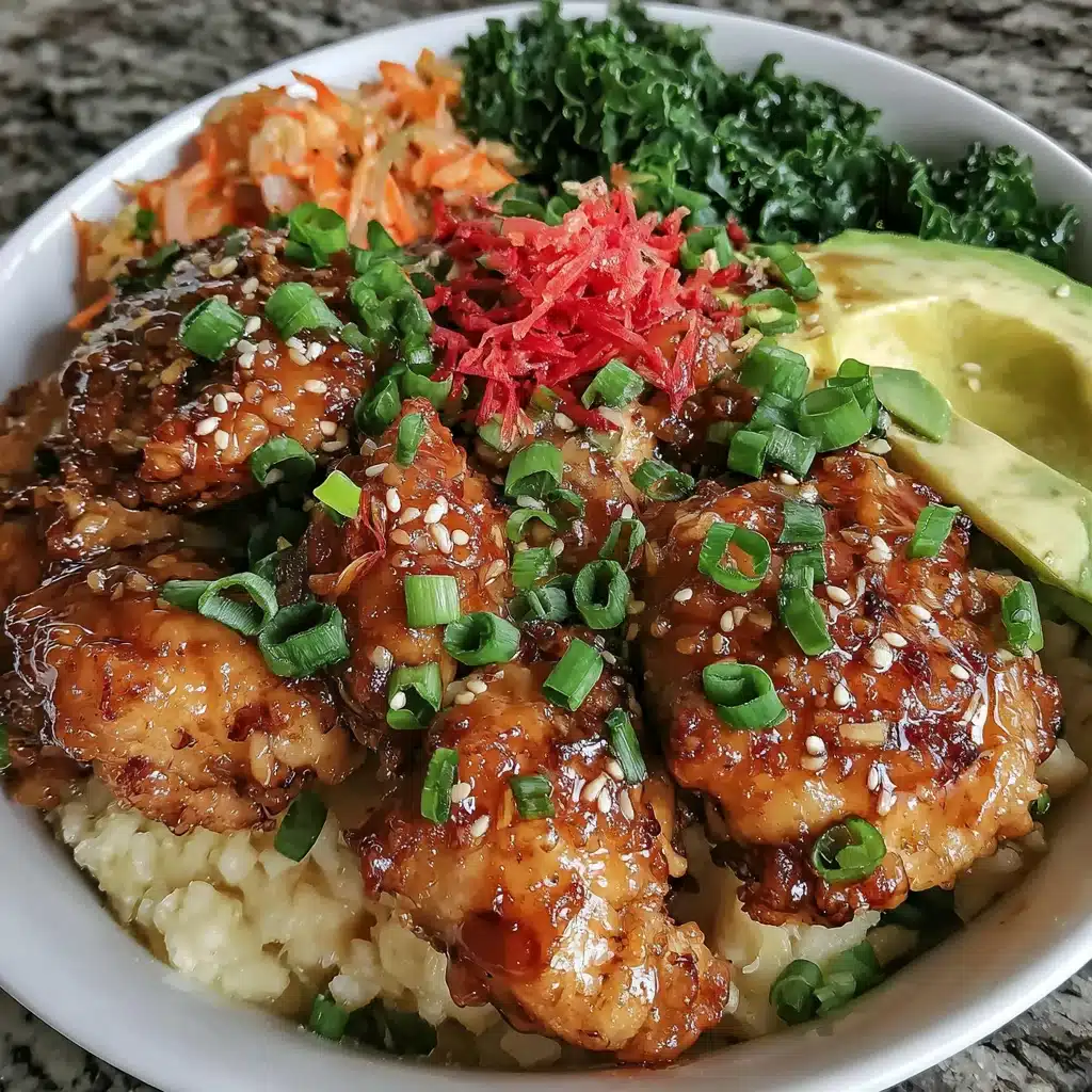 Honey Garlic Chicken Bowl