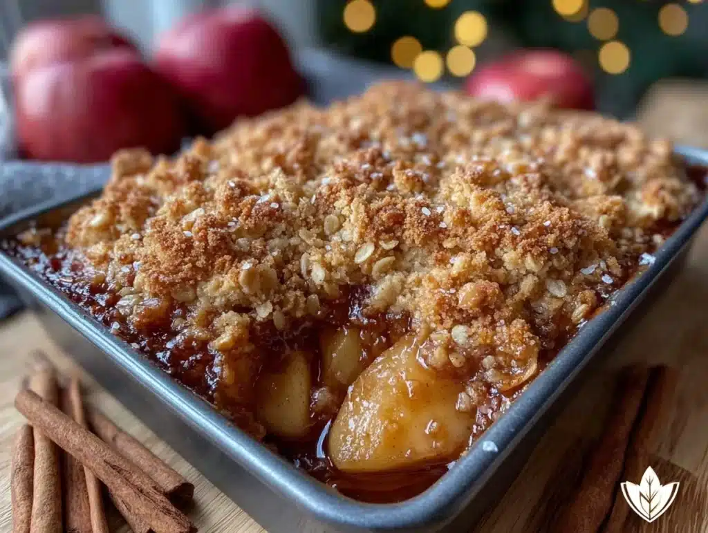 apple crisp without butter - featured image