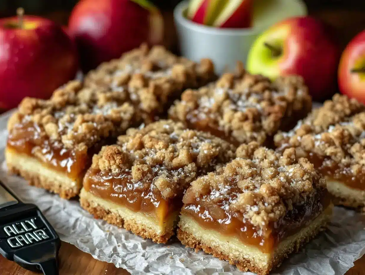 Apple Crumb Bars preparation steps