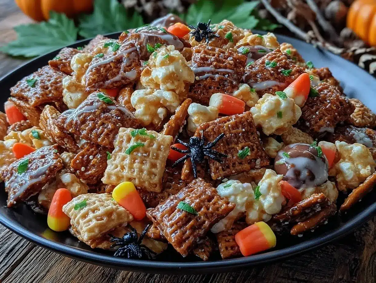 autumn trail mix preparation steps