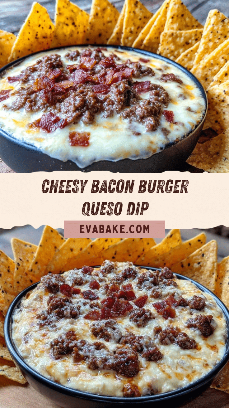 bacon cheeseburger queso dip recipe