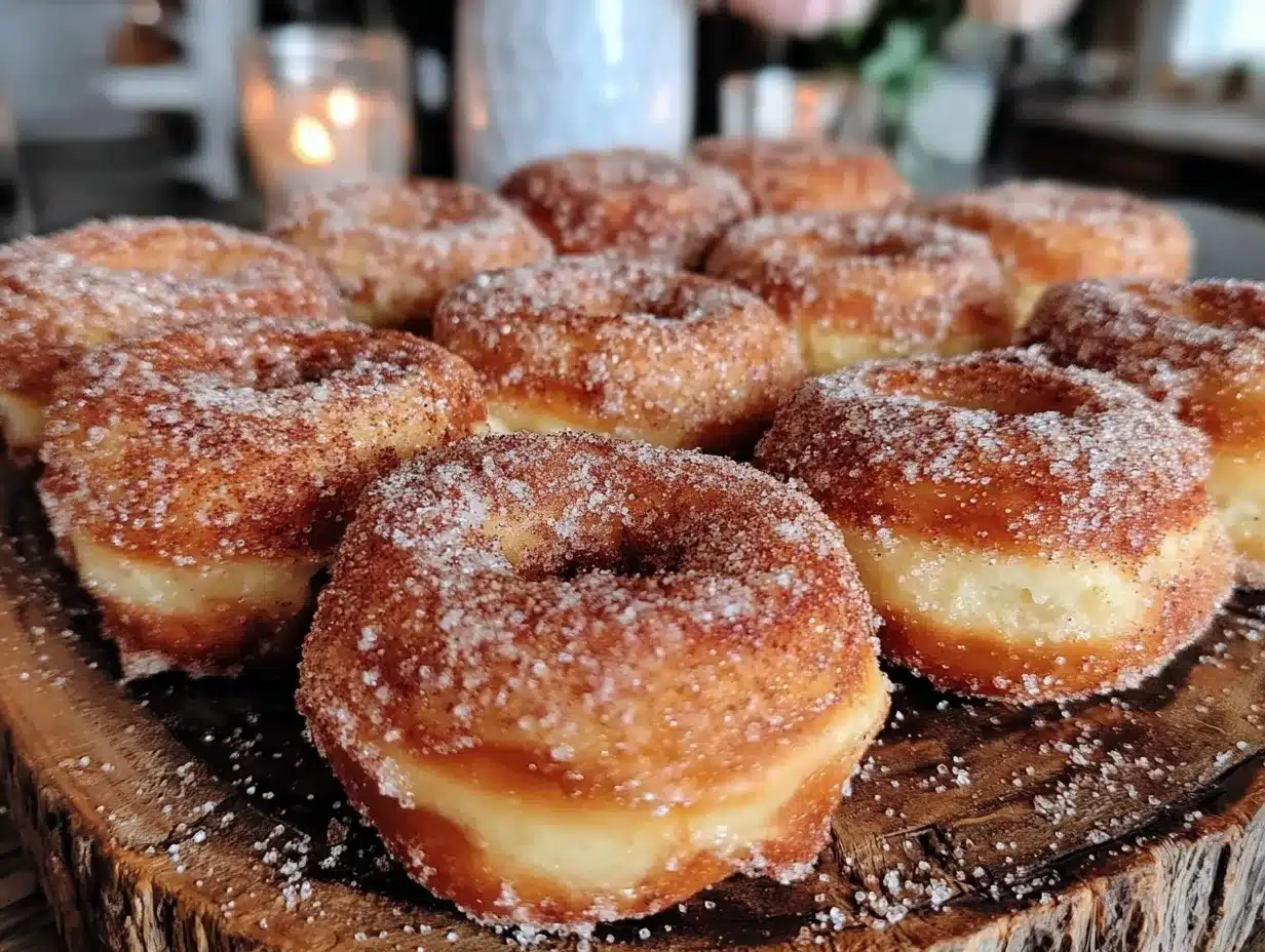 baked cinnamon sugar donuts preparation steps