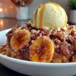 banana crumble - featured image