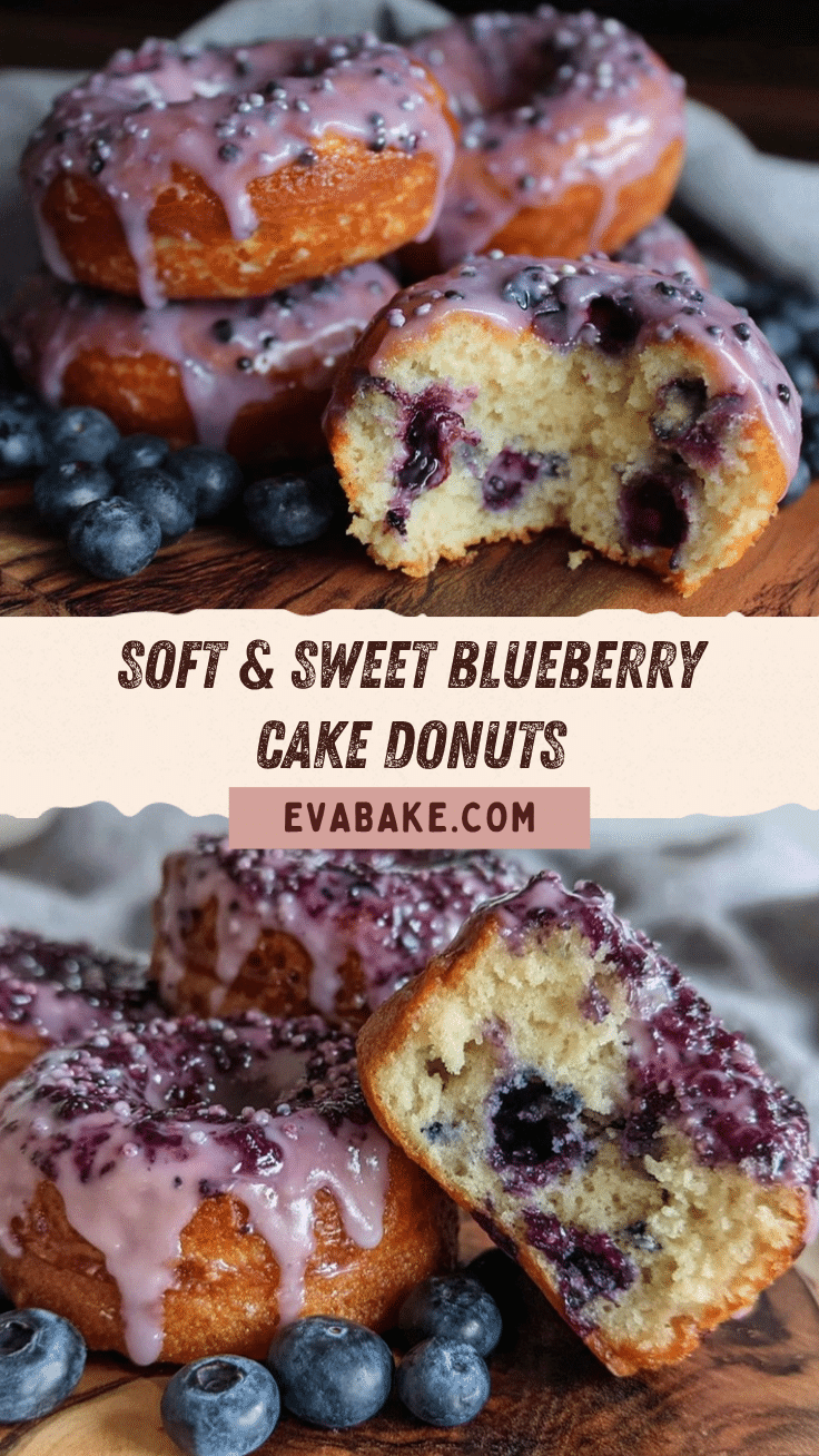 blueberry cake donuts recipe