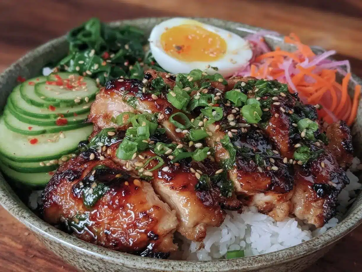 chicken rice bowls preparation steps