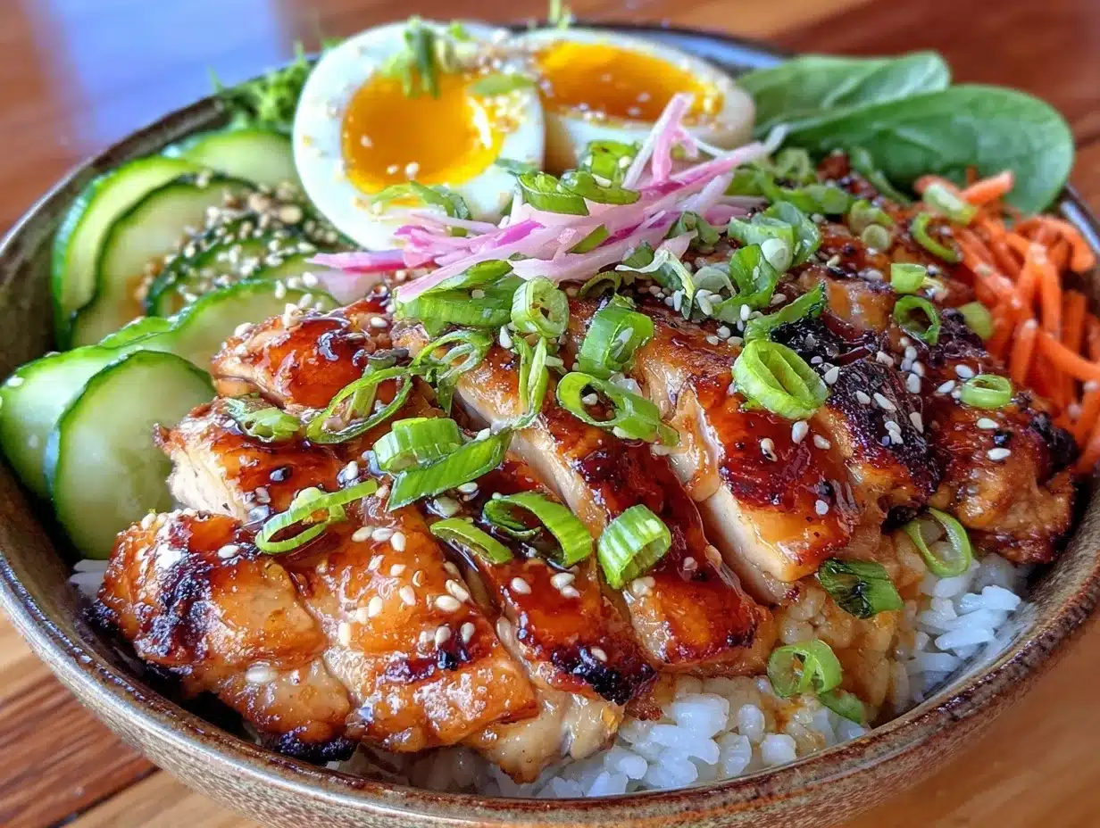 chicken rice bowls - featured image