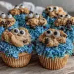 Cookie Monster Cupcakes - featured image