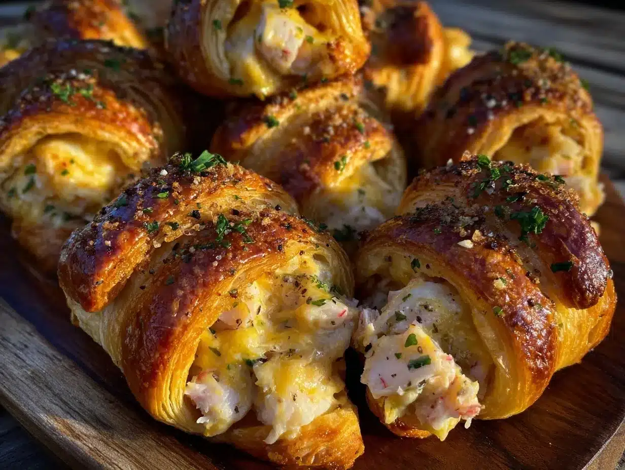 crab crescent rolls preparation steps