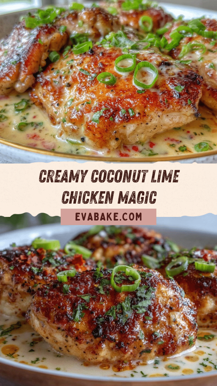 creamy coconut lime chicken recipe