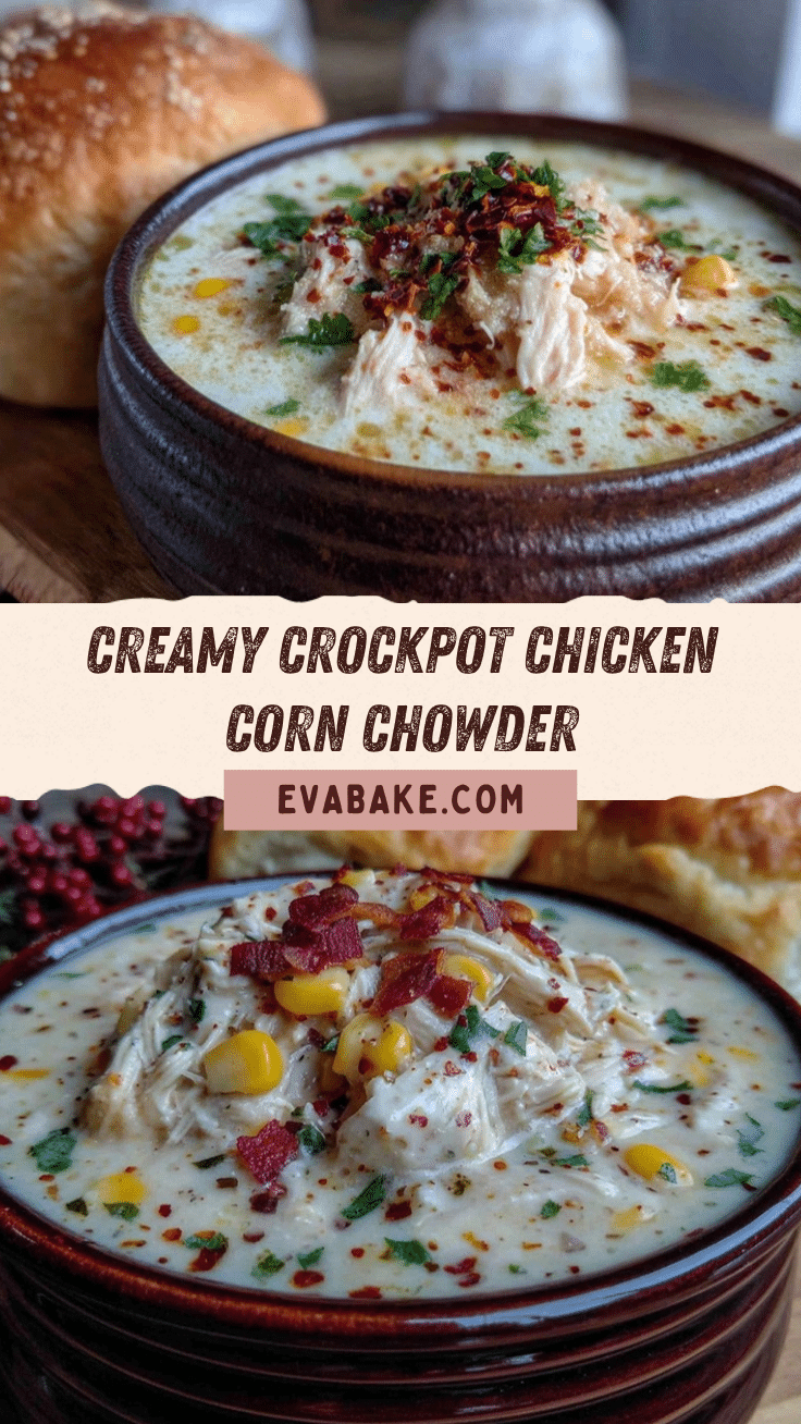 creamy crockpot chicken corn chowder recipe
