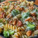 Creamy Rotisserie Chicken Broccoli Pasta - featured image