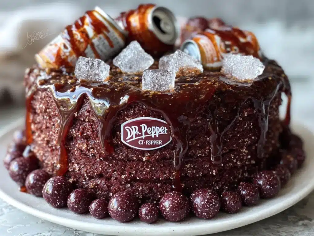 Dr Pepper Cake - featured image