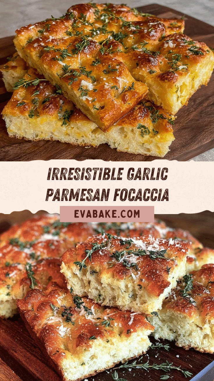 garlic parmesan focaccia recipe