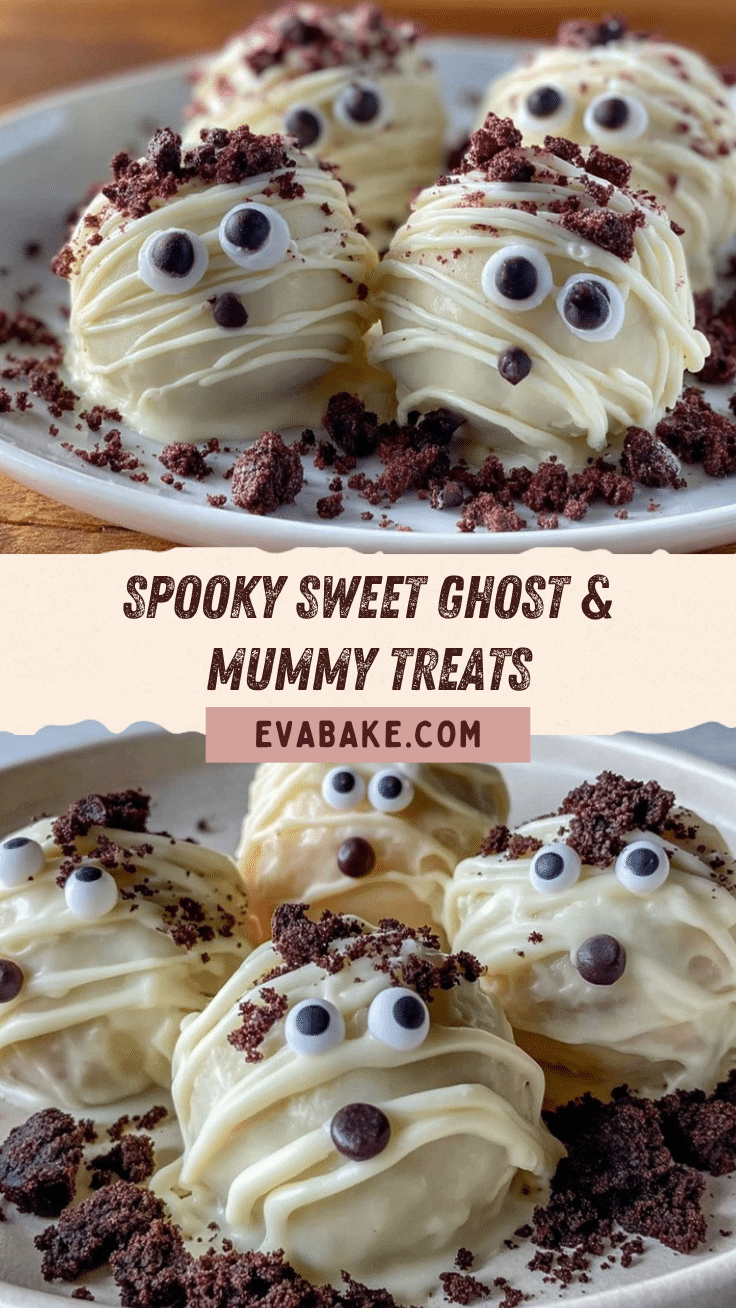 Ghost and Mummy Oreo Balls recipe