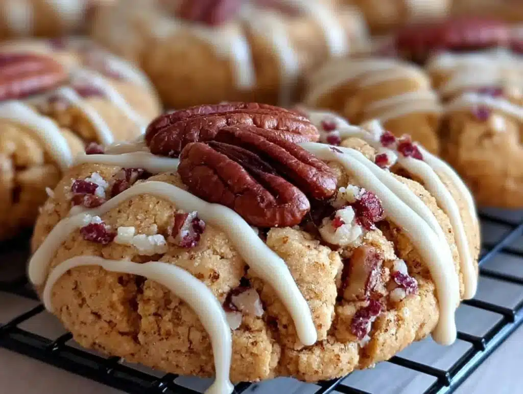 maple pecan cookies - featured image