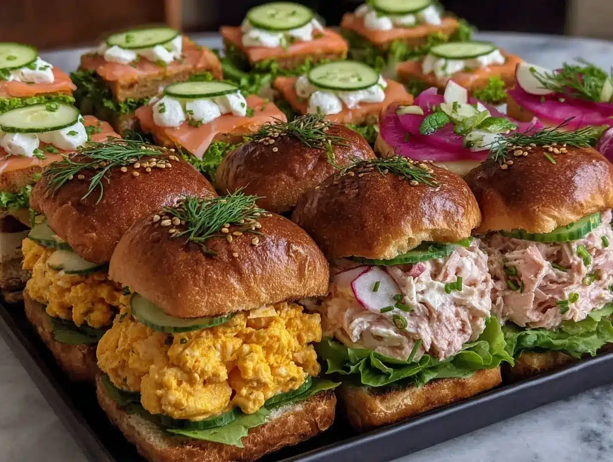 mini sandwiches preparation steps