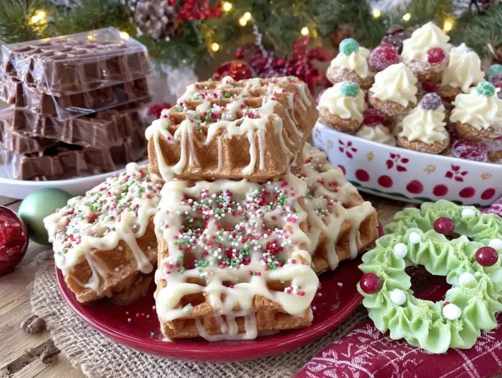 no bake Christmas cookies - featured image