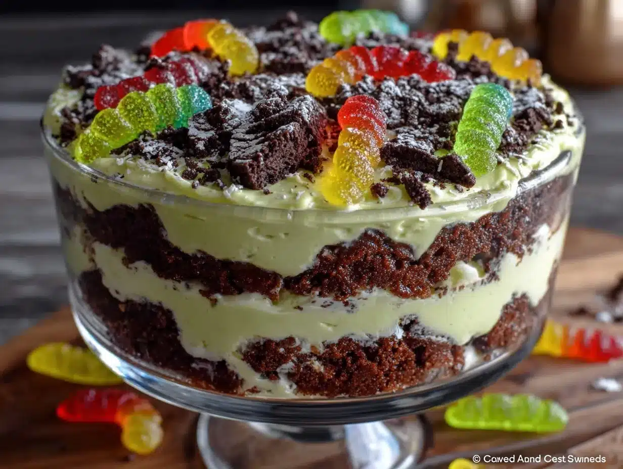 Oogie Boogie Trifle preparation steps