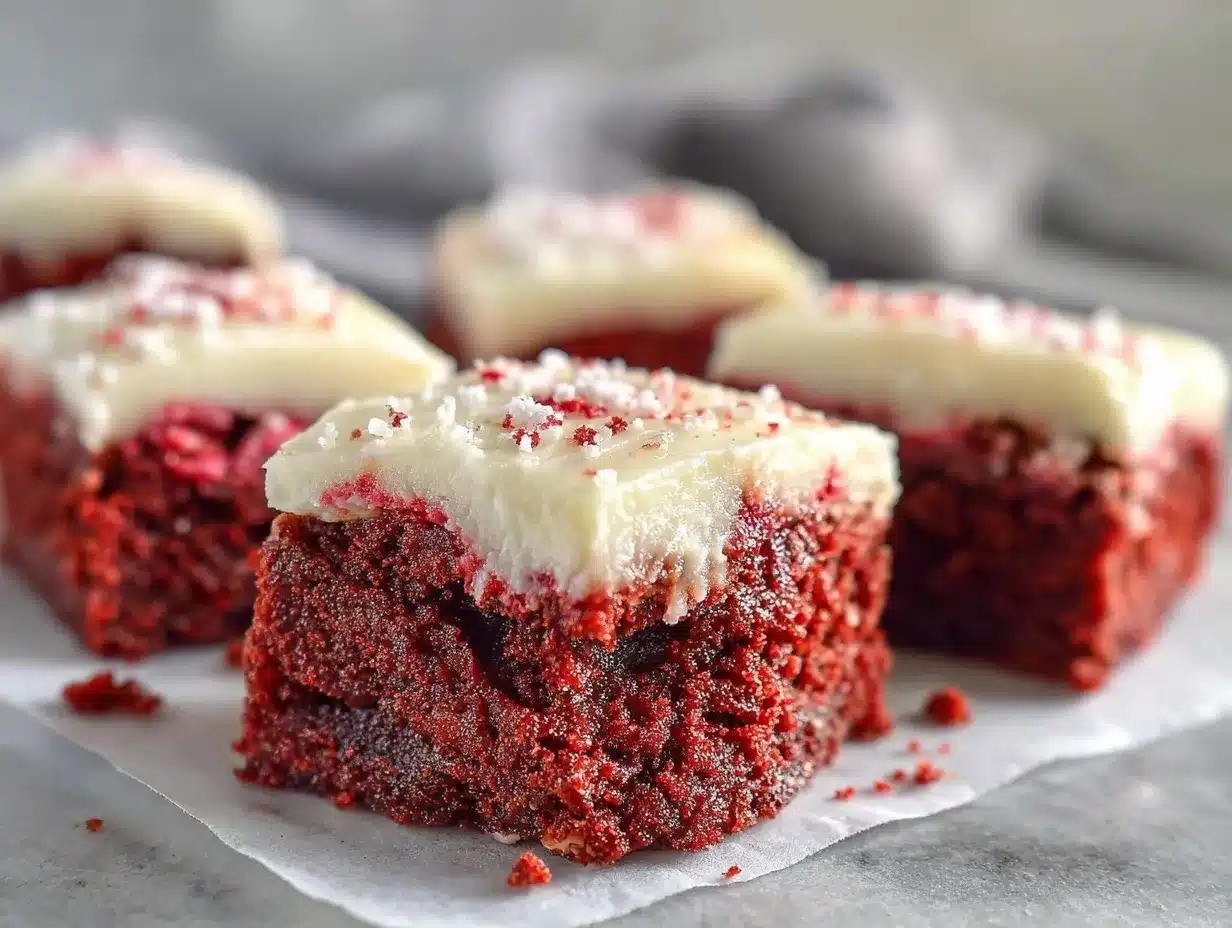 red velvet brownies preparation steps