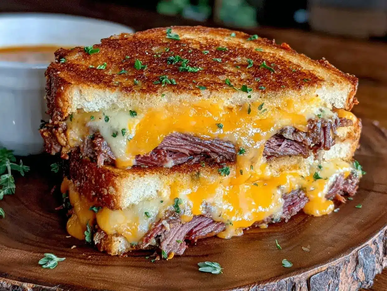 roast beef and cheddar melt sandwich preparation steps