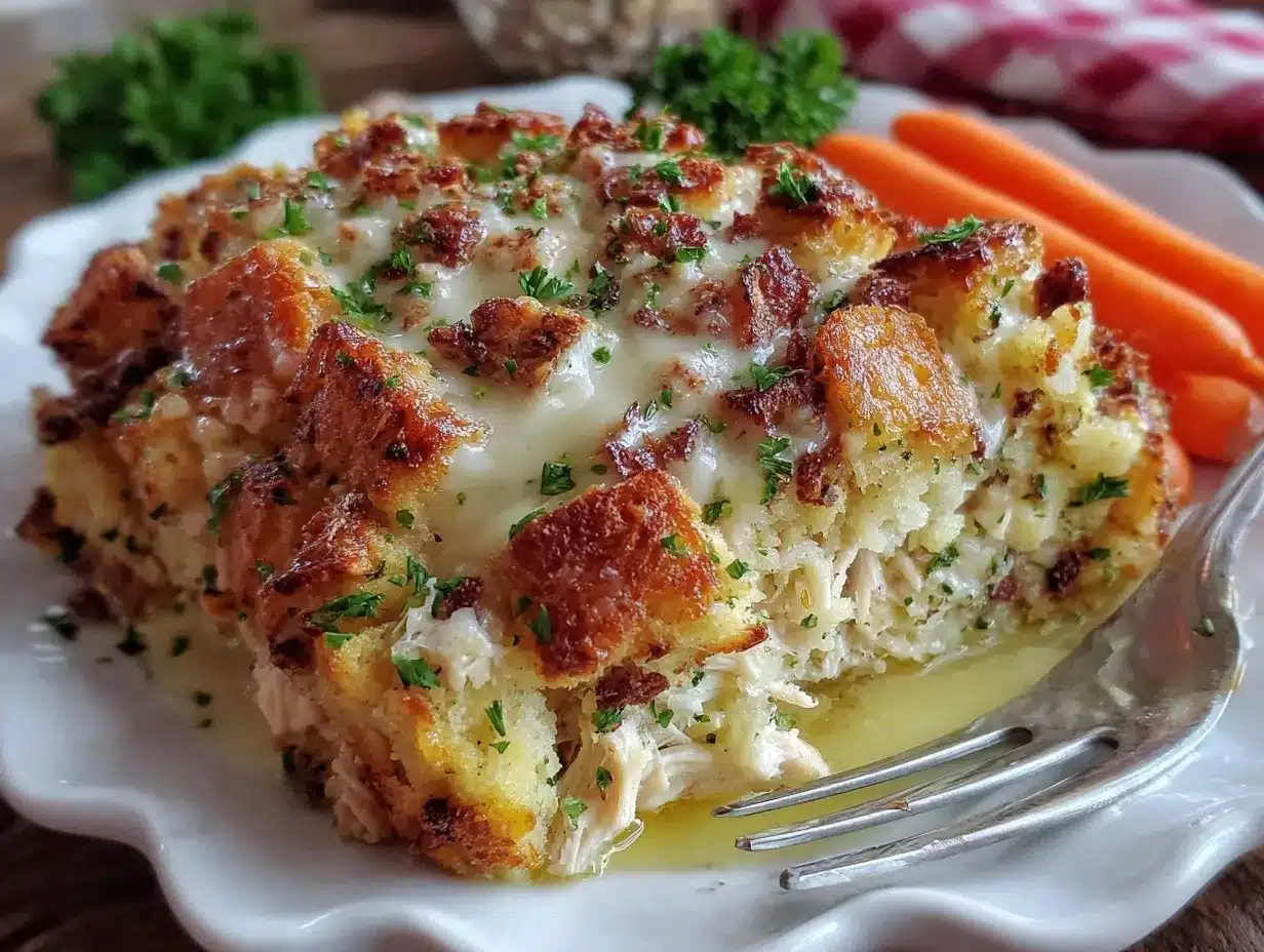 slow cooker chicken and stuffing preparation steps