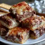 smores cookie bars - featured image