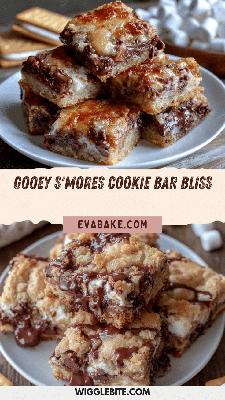 smores cookie bars recipe