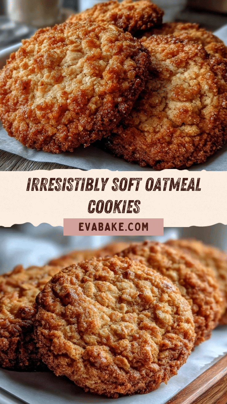 soft oatmeal cookies recipe