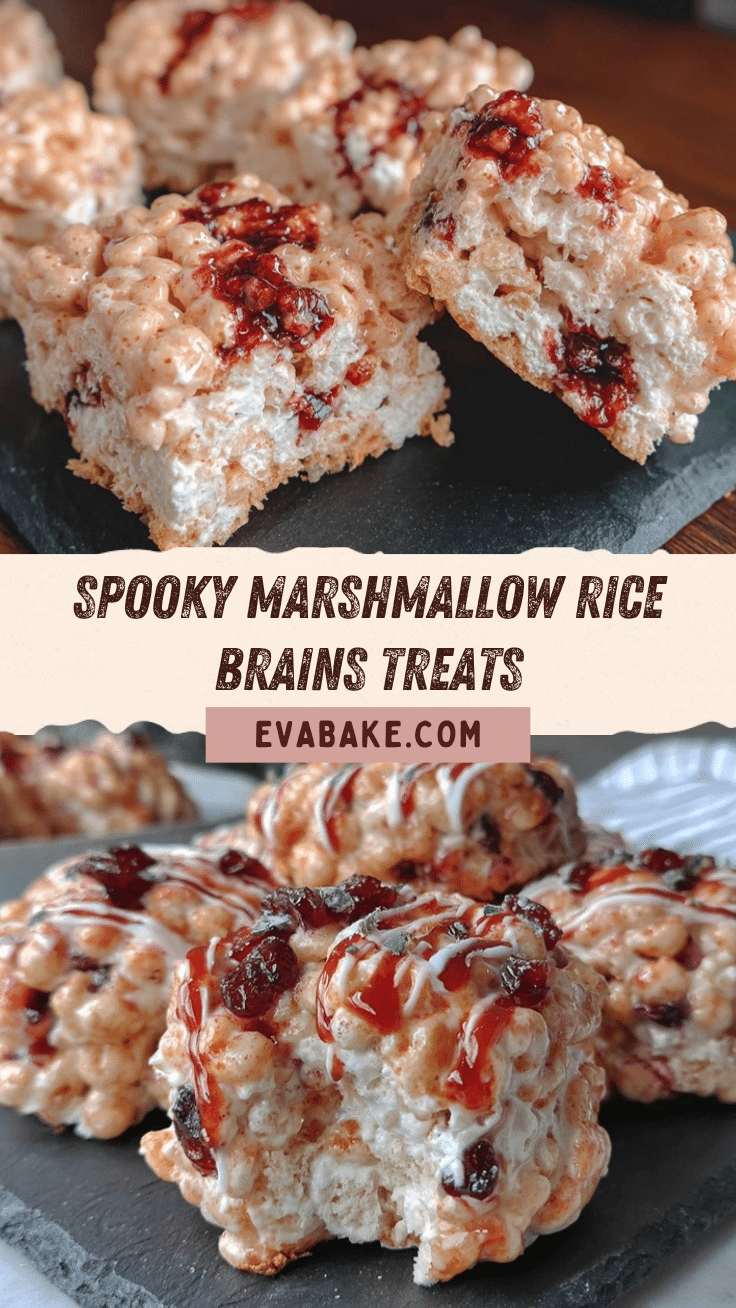 Spooky Marshmallow Rice Brains recipe