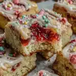 strawberry pop tart cookie bars - featured image