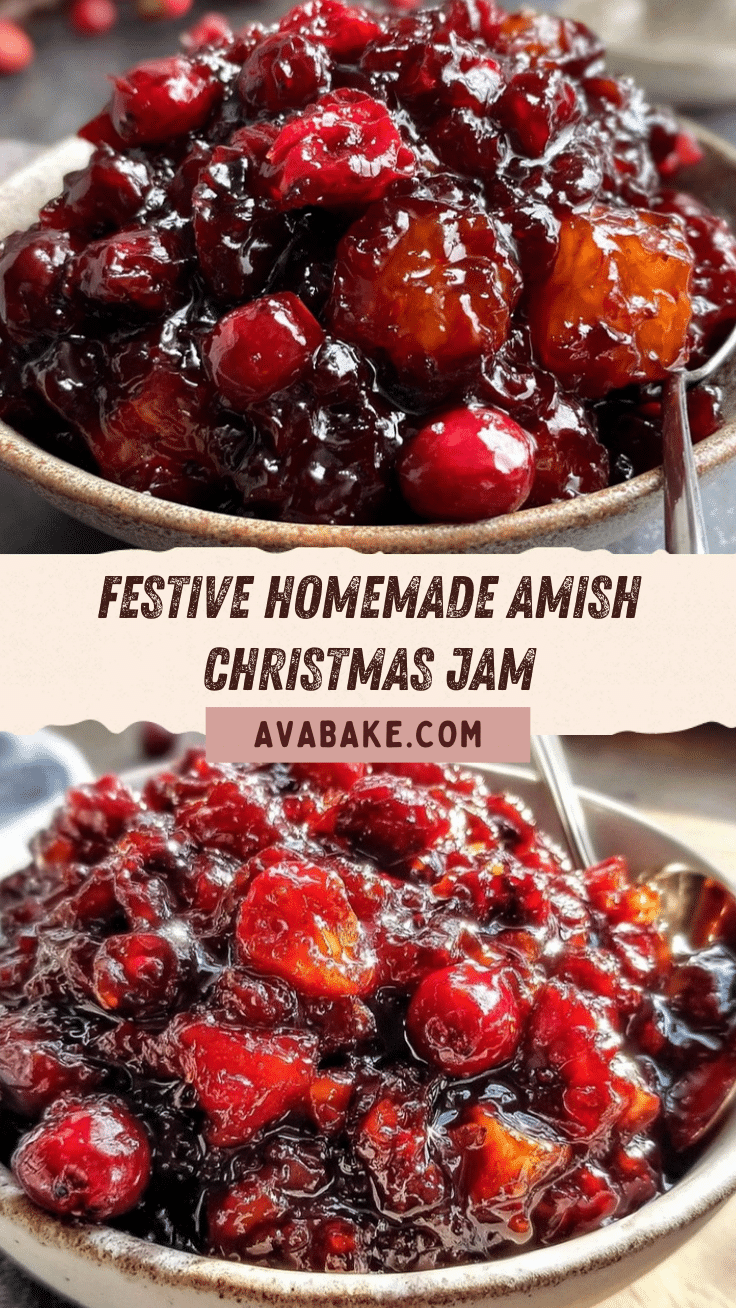 Amish Christmas Jam recipe