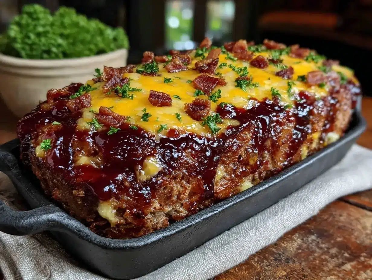 bacon cheeseburger meatloaf preparation steps