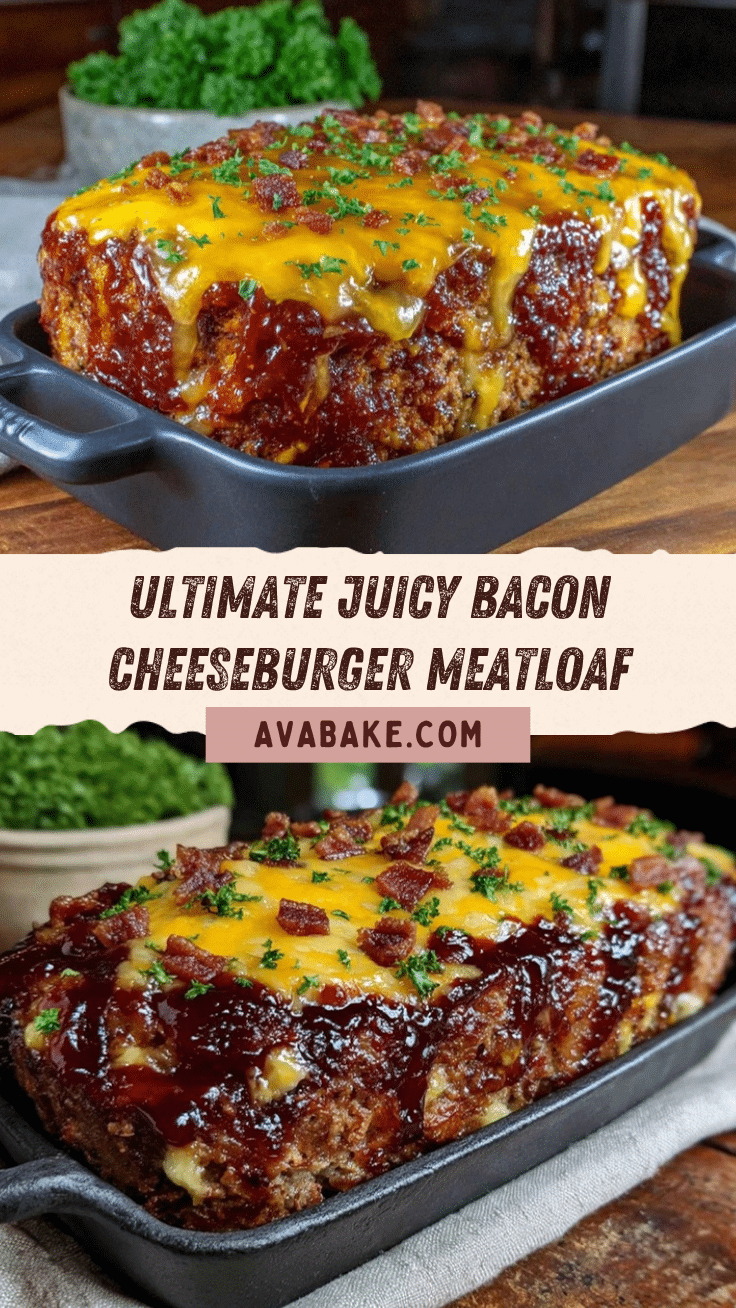 bacon cheeseburger meatloaf recipe