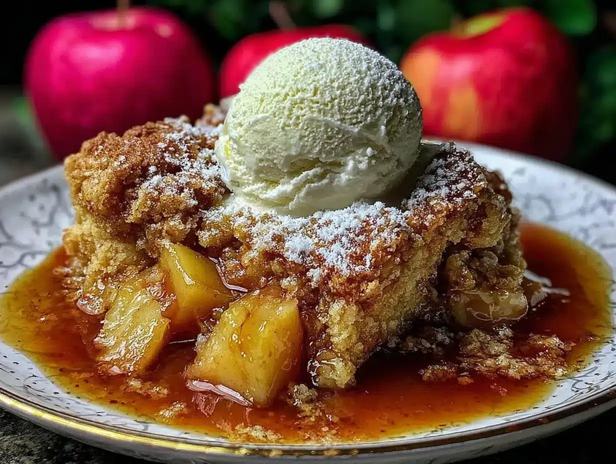 baked apple cobbler preparation steps
