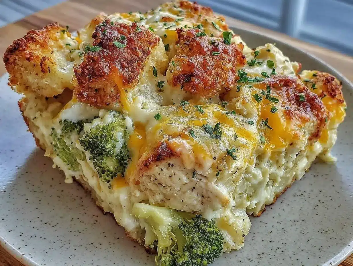 baked potato chicken broccoli casserole preparation steps