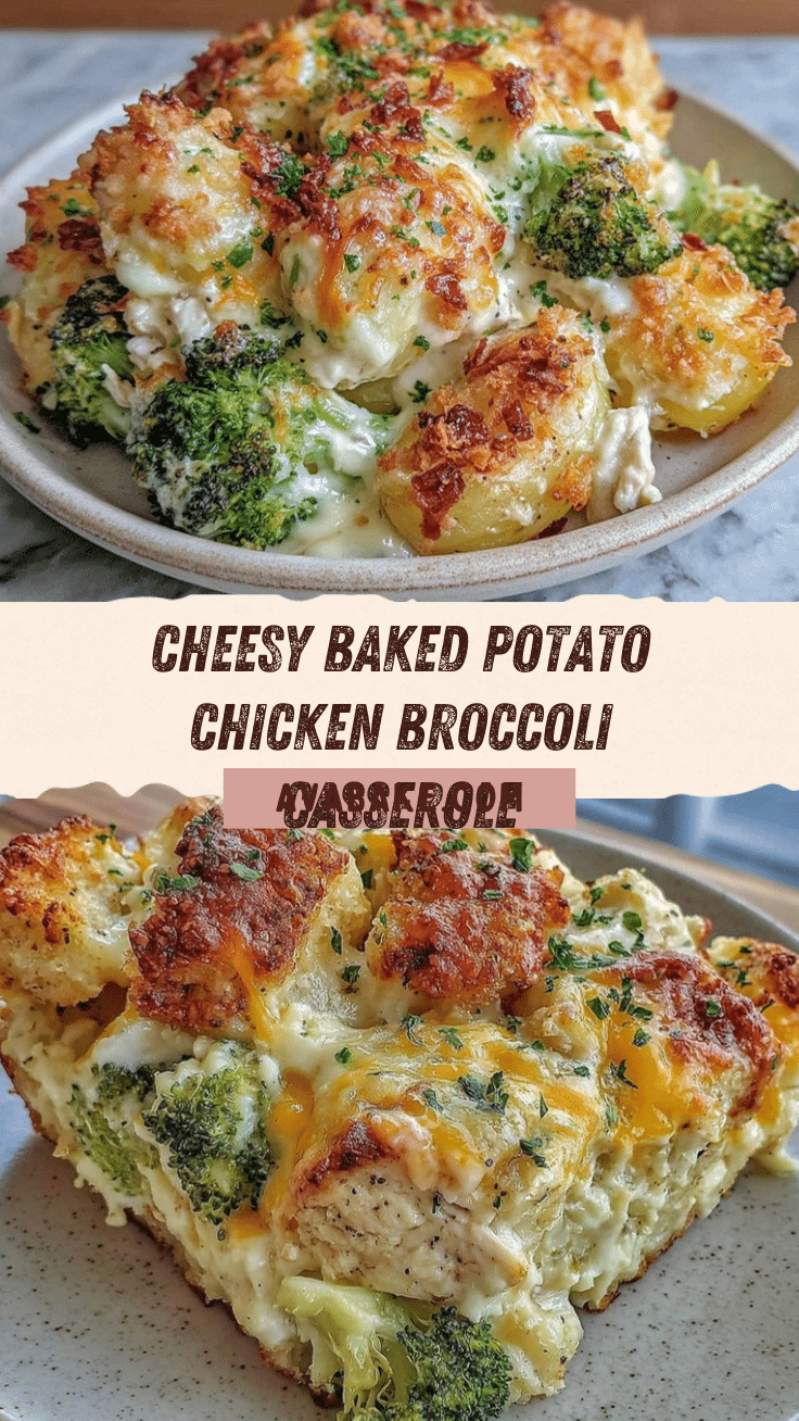 baked potato chicken broccoli casserole recipe