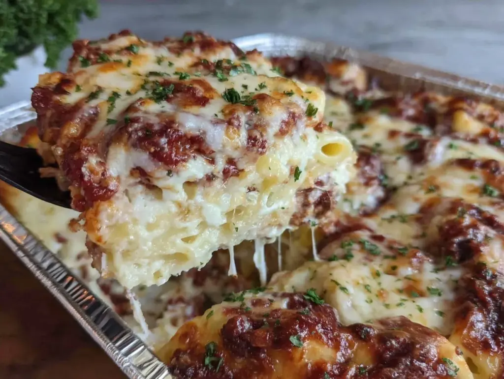 baked ziti casserole - featured image