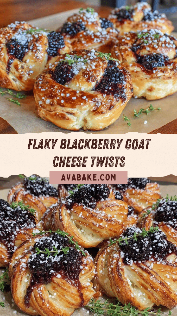 blackberry goat cheese twists recipe
