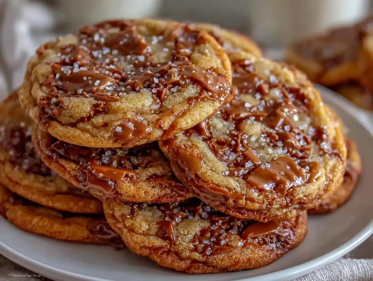 brown butter toffee cookies preparation steps