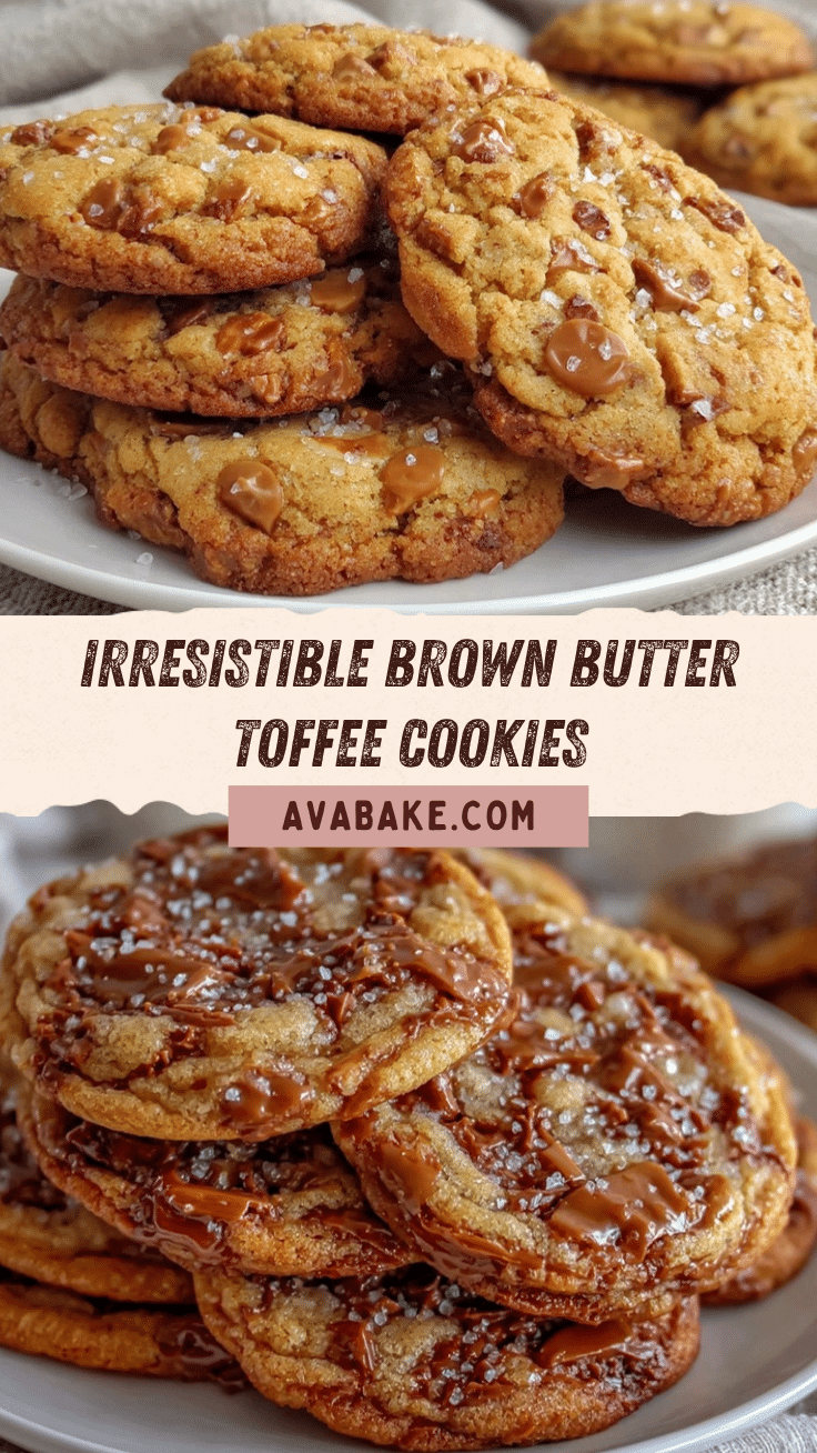 brown butter toffee cookies recipe