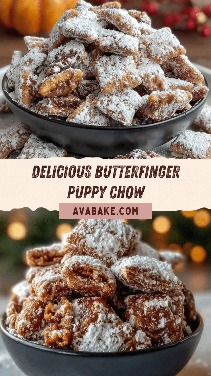 Butterfinger Puppy Chow recipe
