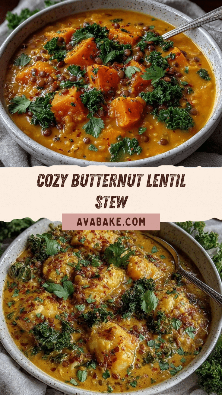 butternut lentil stew recipe
