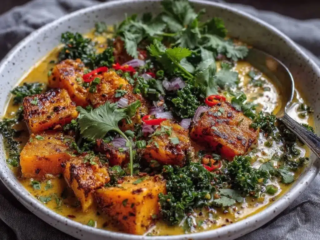 butternut squash curry - featured image