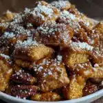 Caramel Apple Puppy Chow - featured image