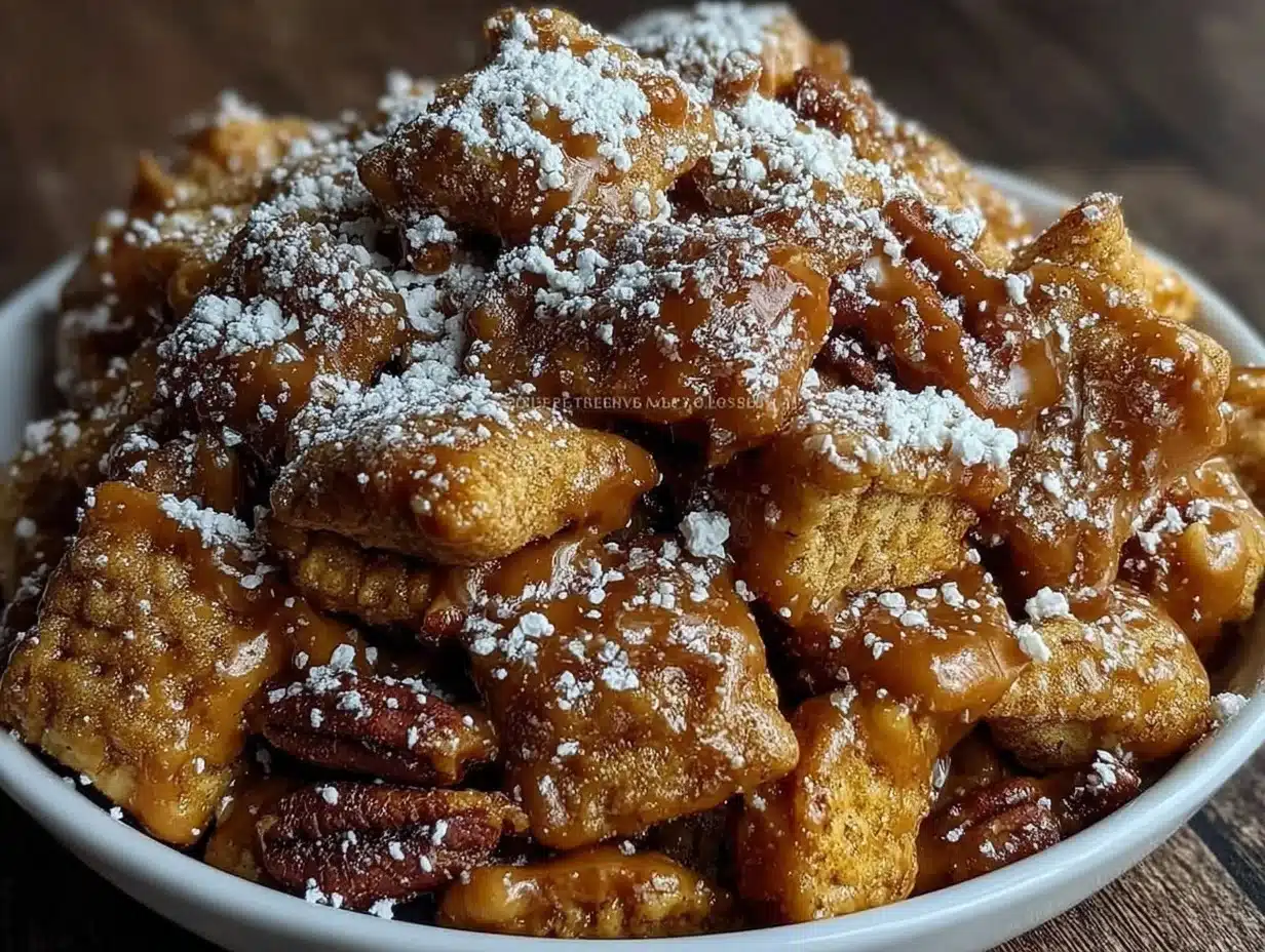 Caramel Apple Puppy Chow - featured image