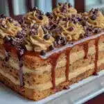 Caramel Coffee Buttercream Cake - featured image
