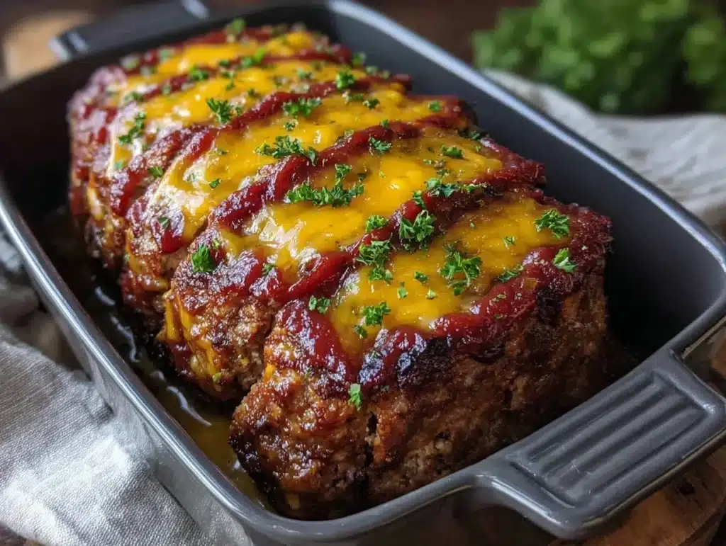 cheeseburger meatloaf - featured image