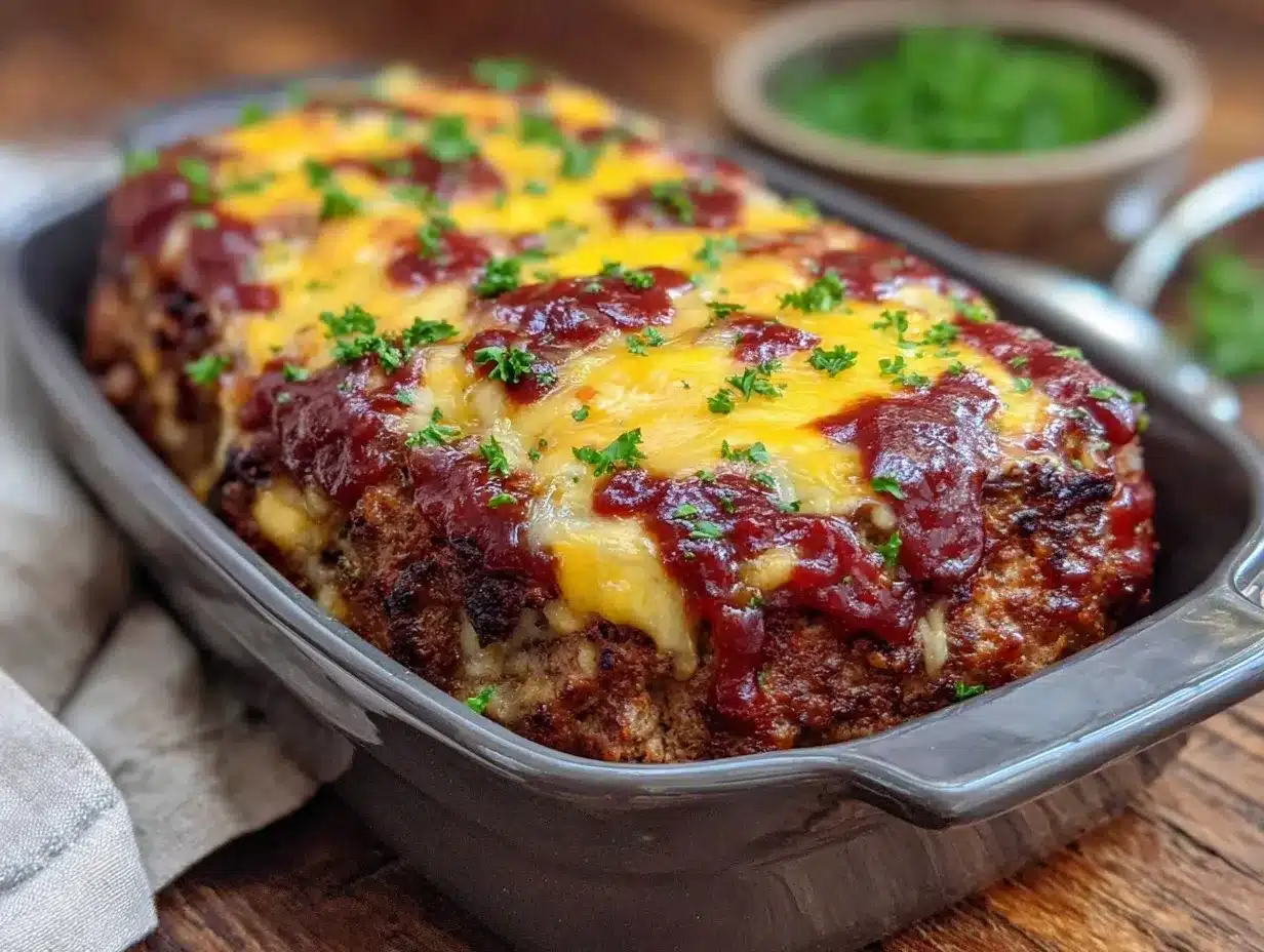cheeseburger meatloaf preparation steps