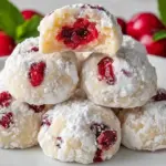 Cherry Snowball Cookies - featured image