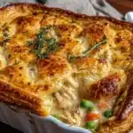 chicken pot pie casserole - featured image